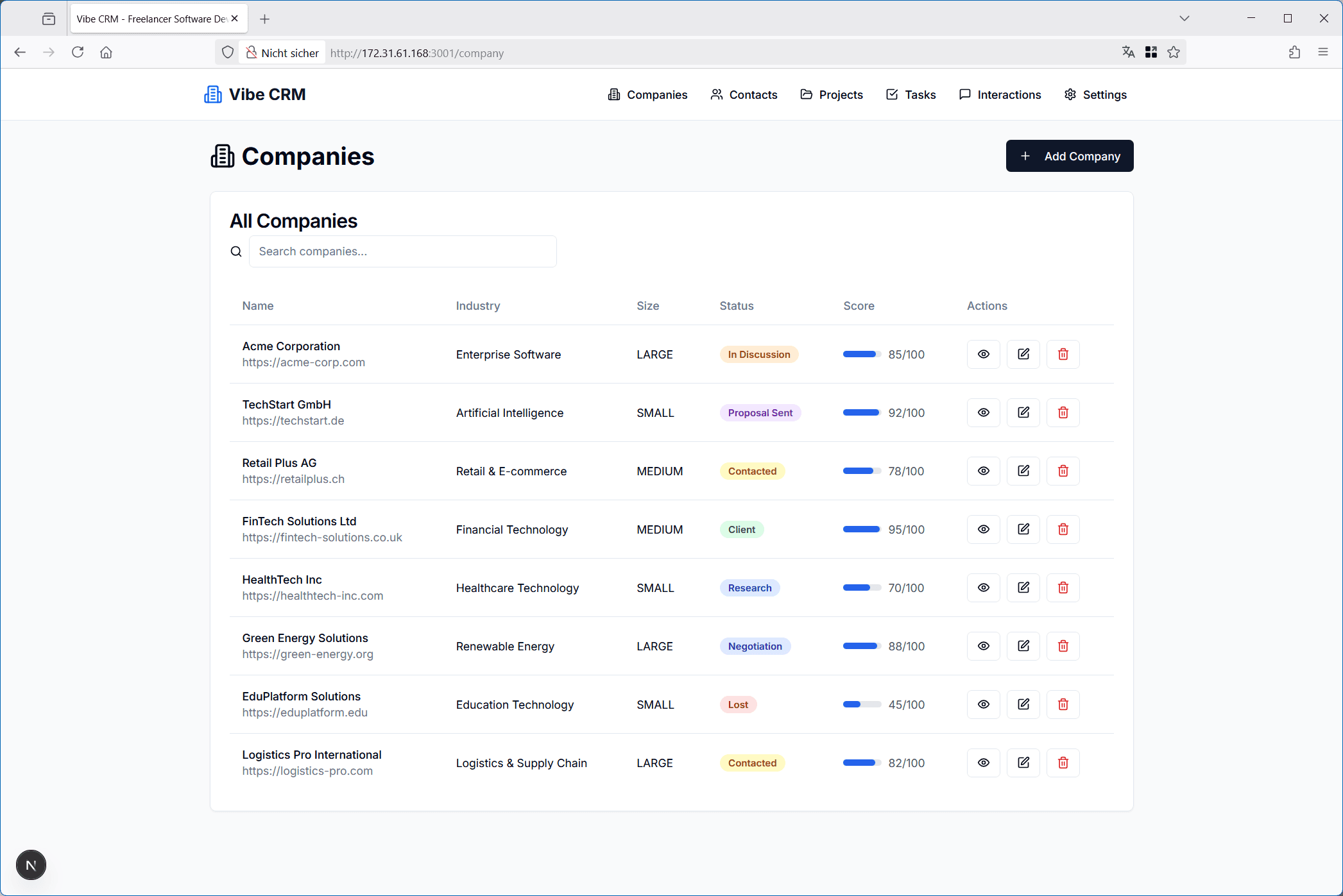 vibe crm